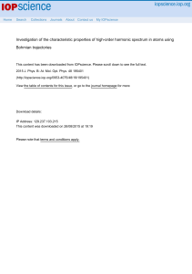 Investigation of the characteristic properties of high - Prof. Shih