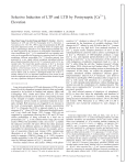 Selective Induction of LTP and LTD by Postsynaptic [Ca ]i Elevation