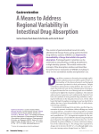 A Means to Address Regional Variability in Intestinal