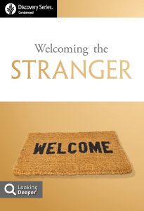 Welcoming the Stranger - files.rbc.org