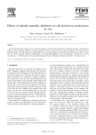 Effects of tubulin assembly inhibitors on cell division in prokaryotes