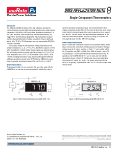 dms application note 8 - Murata Power Solutions