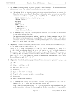 MATH 387-01 Practice Exam #2 Solutions Name: 1. (15 points