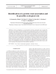Identification of a protist-coral association and its possible ecological