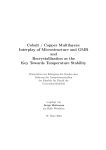 Cobalt / Copper Multilayers - Publications at Bielefeld University