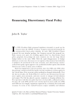 Reassessing Discretionary Fiscal Policy