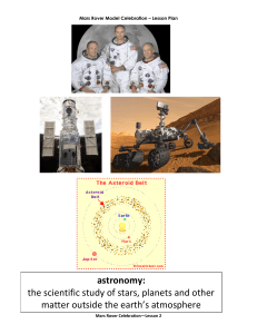 astronomy - Mars Rover Celebration