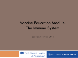 The Immune System - Children`s Hospital of Philadelphia