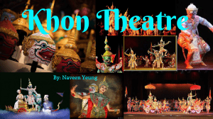 Naveen`s Khon Theatre presentation