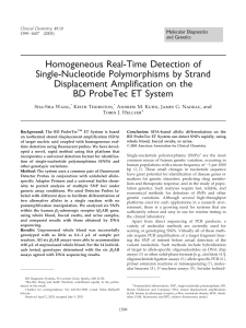 Homogeneous Real-Time Detection of Single