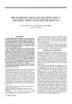 the purkinje vascular entoptic test: a halogen light gives