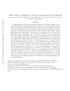 Tidal Venuses: Triggering a Climate Catastrophe via Tidal Heating