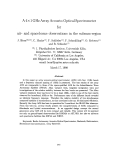 A 4x 1 GHz Array Acousto-Optical Spectrometer for air- and