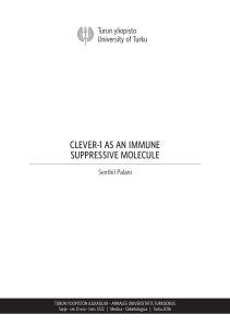 clever-1 as an immune suppressive molecule