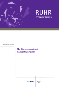 The Macroeconomics of Radical Uncertainty