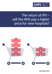 The return of PFI – will the NHS pay a higher price for new hospitals?