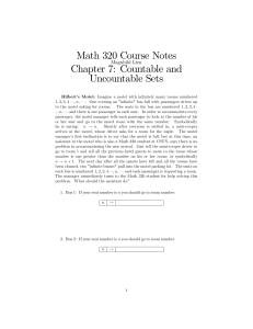 Math 320 Course Notes Chapter 7