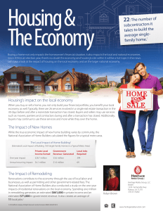 Housing and the Economy - Heritage Realty Ruston