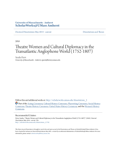 theatre women and cultural diplomacy in the transatlantic