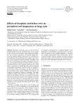 Effects of bryophyte and lichen cover on