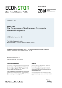 The Performance of the European Economy in Historical
