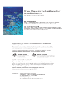 Vulnerability of fishes of the Great Barrier Reef to climate