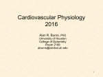 Cardiovascular Physiology 2016