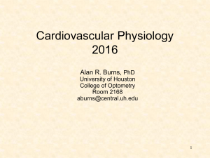 Cardiovascular Physiology 2016