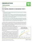 The Federal Reserve`s Conundrum: Part II