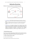 Reduction Reactions