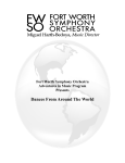 Dances From Around The World - Fort Worth Symphony Orchestra