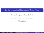 "On the international dimension of fiscal policy" (273 KB )