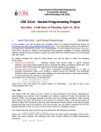 Programming Project - Department of Electrical Engineering