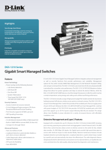 Gigabit Smart Managed Switches