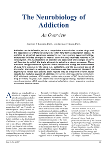 The Neurobiology of Addiction