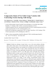 Comparative Study of Two Table Grape Varieties with Contrasting