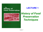 food preservation