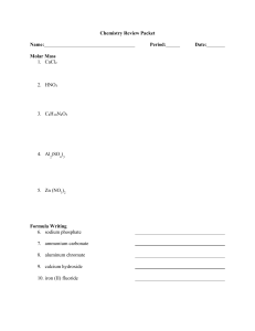 stoich practice problems sp11