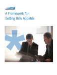 A Framework for Setting Risk Appetite