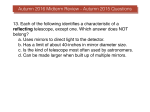 Autumn 2016 Midterm Review - Autumn 2015 Questions