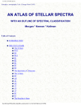 An Atlas of Stellar Spectra