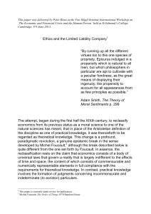 Ethics and the Limited Liability Company