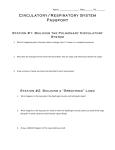 Circulatory/Respiratory System Passport