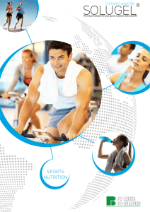 SOLUGEL Sports Nutrition Brochure