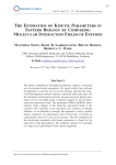 The Estimation of Kinetic Parameters in Systems - Beilstein