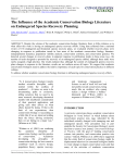 Conservation Ecology: Human-caused disturbance stimuli as a form