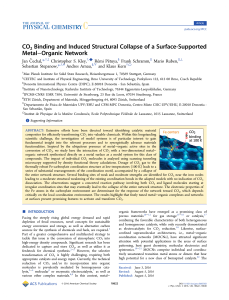 CO2 Binding and Induced Structural Collapse of a Surface