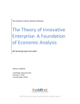 The Theory of Innovative Enterprise: A Foundation of Economic