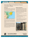 First Trans-Rupter II Transformer Protector Installation in Brazil