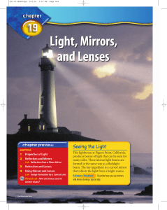 Light, Mirrors, and Lenses